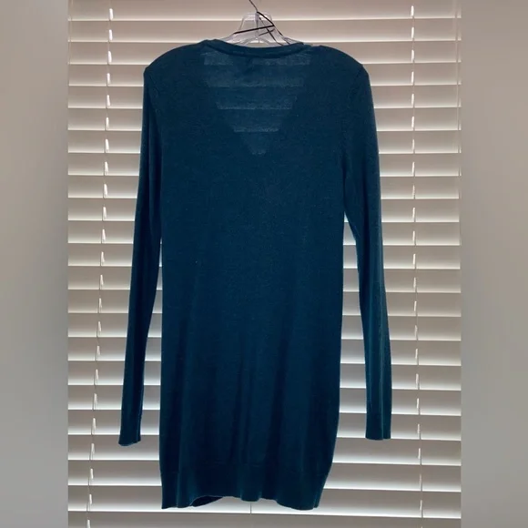 H&M Longline Blue V Neck Cardigan - Picture 5 of 5